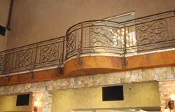 A balcony inside the Toneman Concrete building.